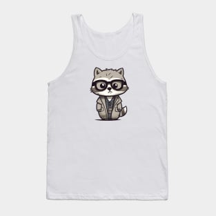 Curious Raccoon Tank Top